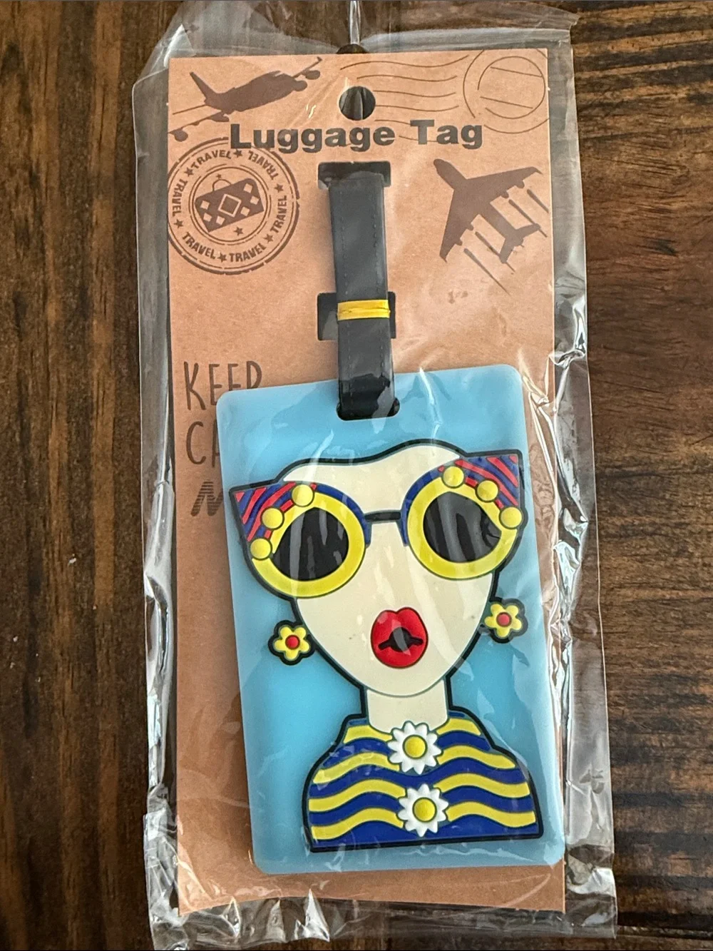 Fancy Women’s Sunglass Graphic Luggage Tags (Variety of Styles Available)